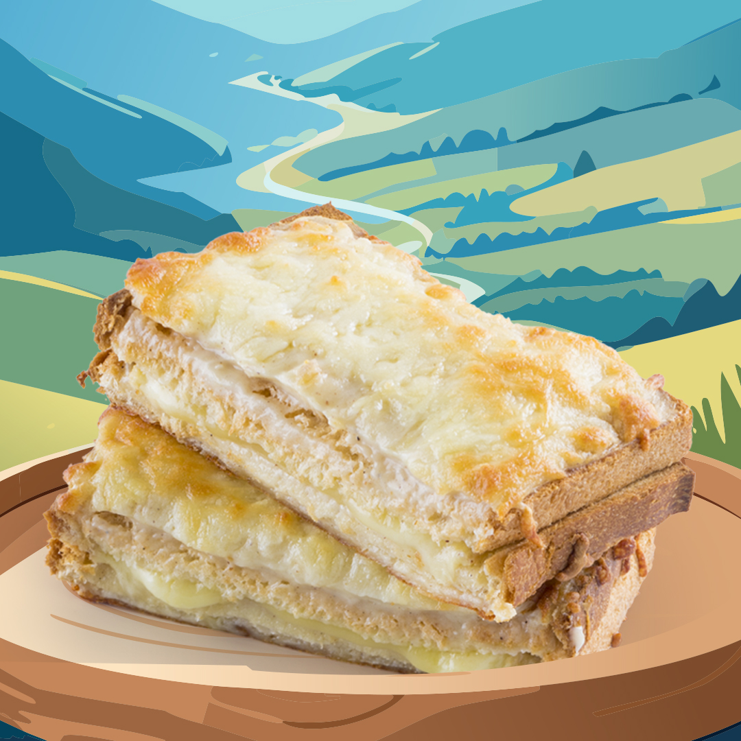 Croque monsieur raclette