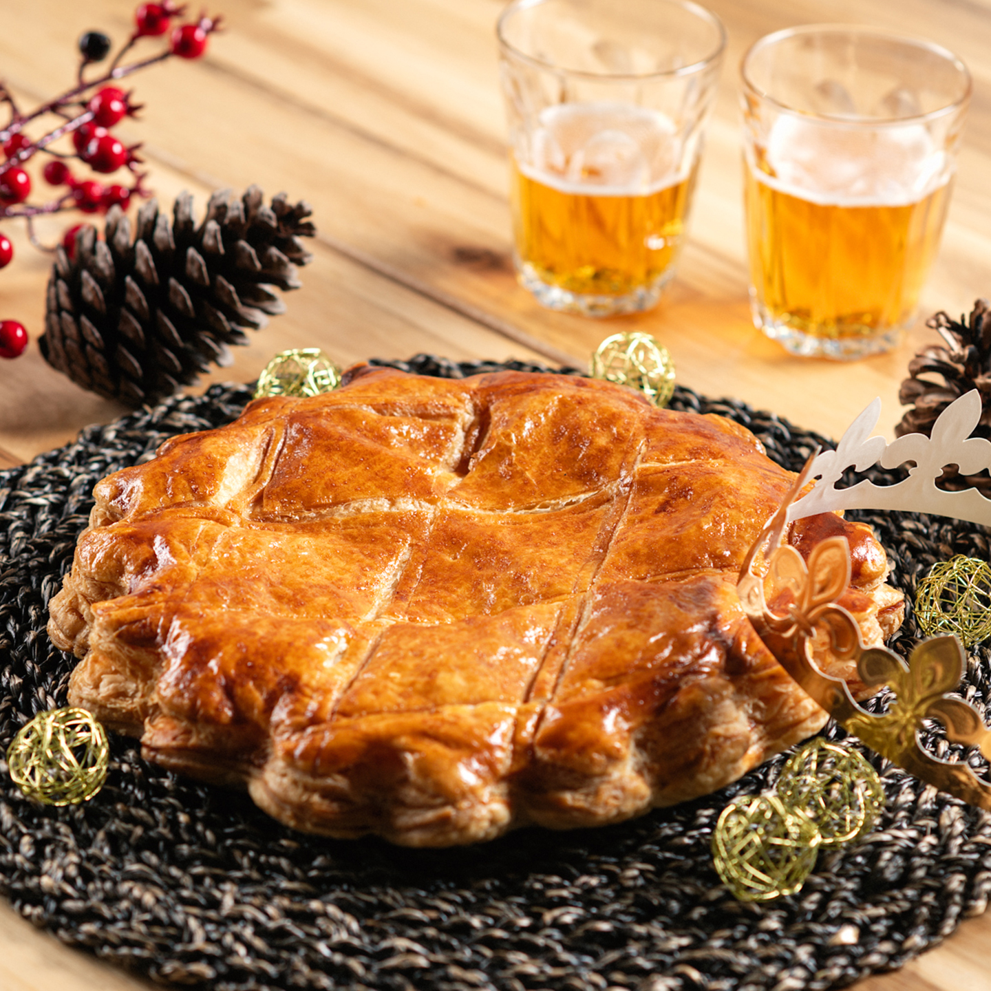 Galette poire chocolat