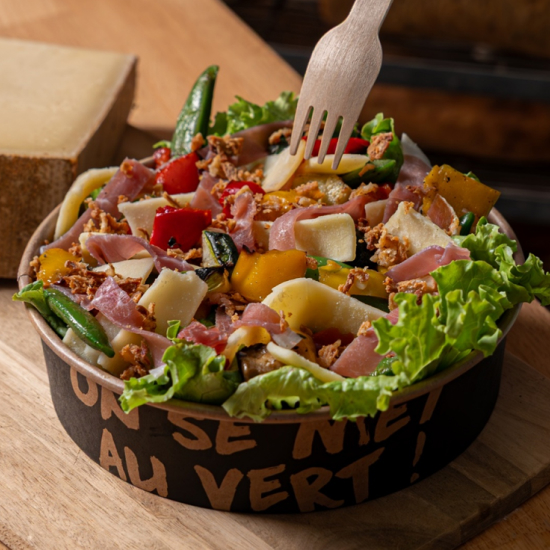 La salade Comté – Jambon cru