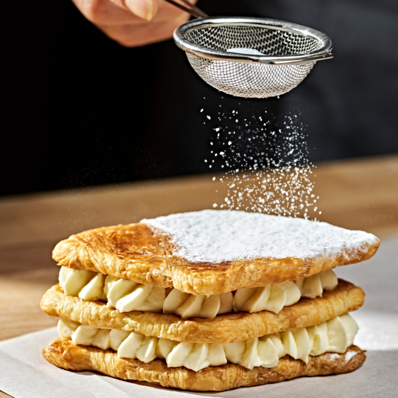 Le croissant revisité façon millefeuille