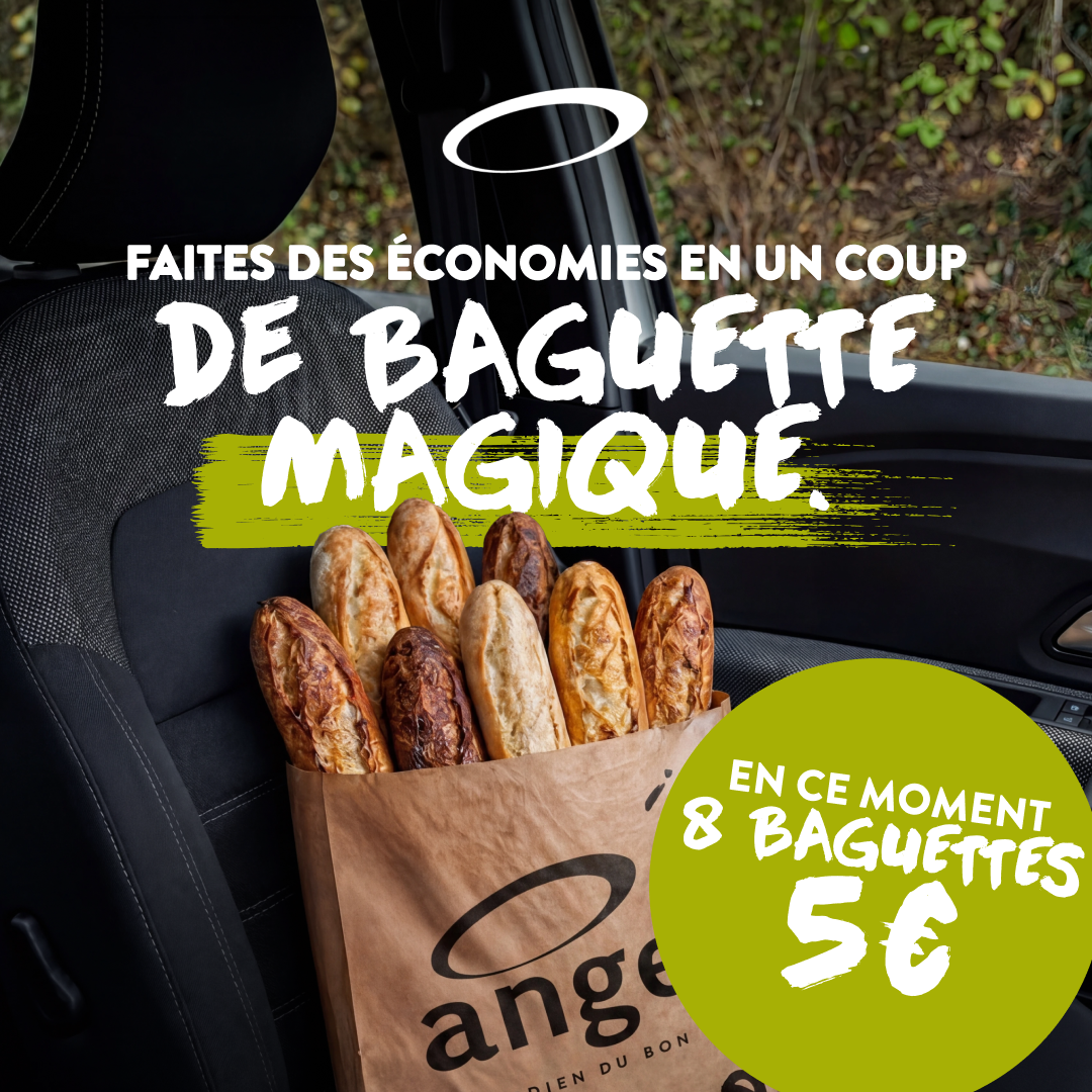 Quand le prix à la pompe augmente, le prix au comptoir baisse dans les boulangeries Ange